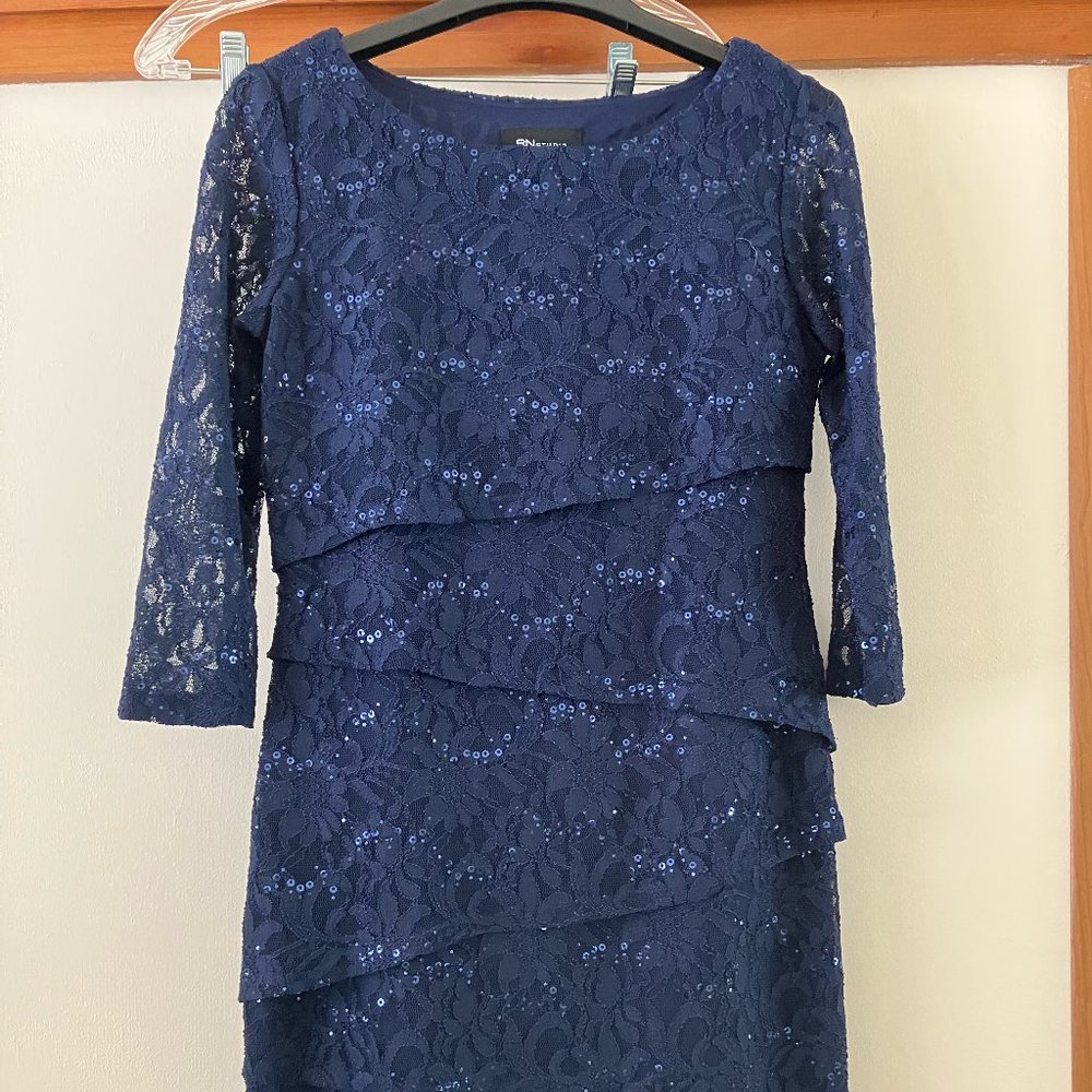 RN Studio Bodycon Tiered Sequined Dress by Ronni Nicole Size 4